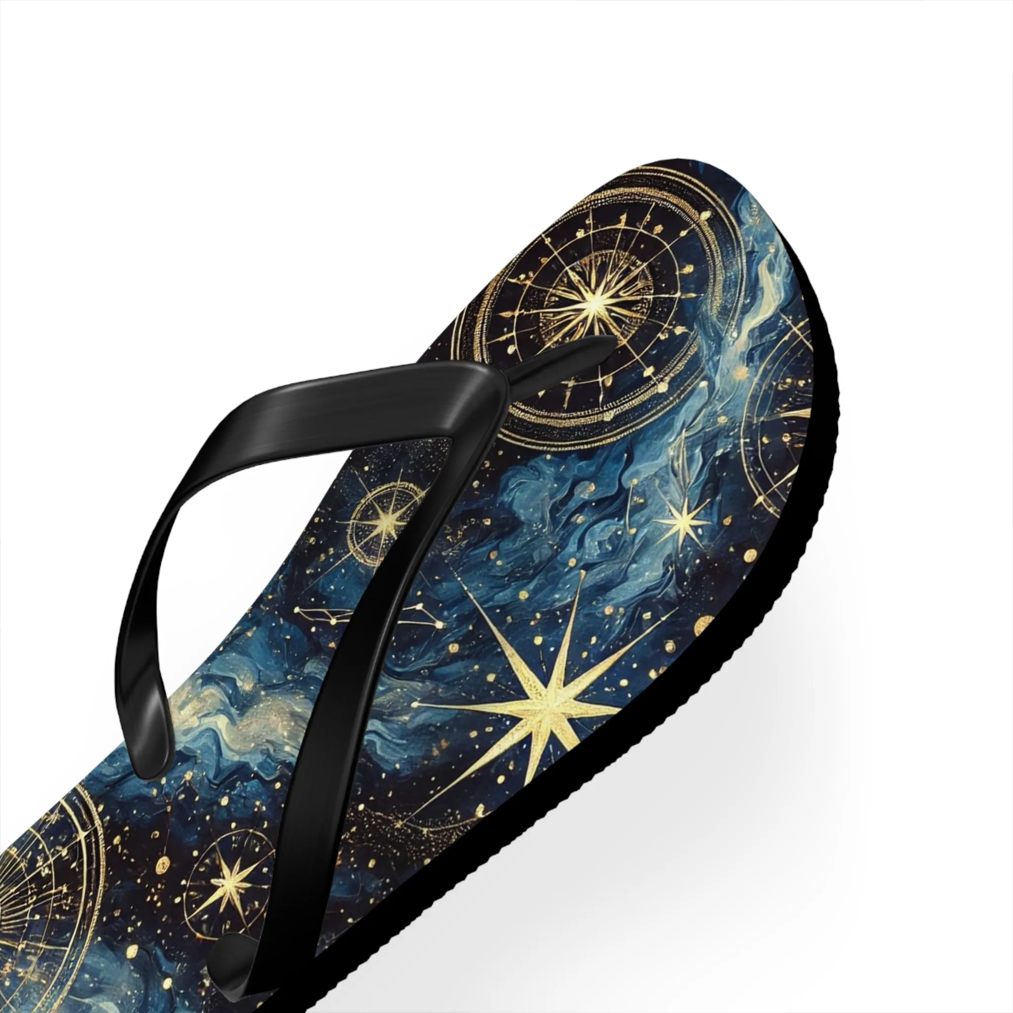 Constellation Dreams: Celestial Comfort Flip-Flops