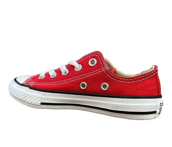 Converse scarpa sneakers da ragazzi Chuck Taylor All Star Classica bassa 3J236C rosso