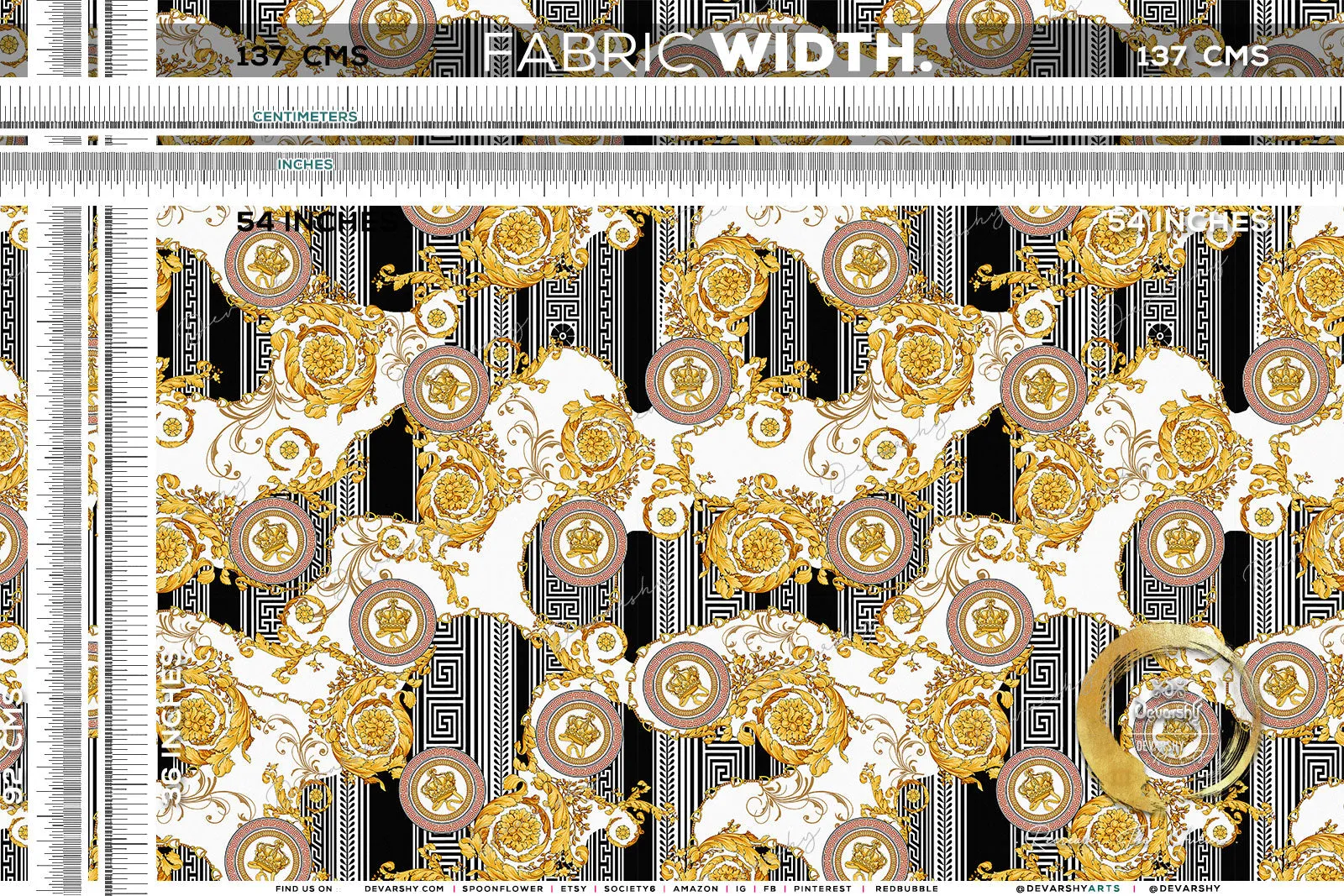 Decorative Upholstery Fabric 3meters 4 Colors & 12 Fabric Options Baroque Furnishing Fabrics By the Yard | D20009