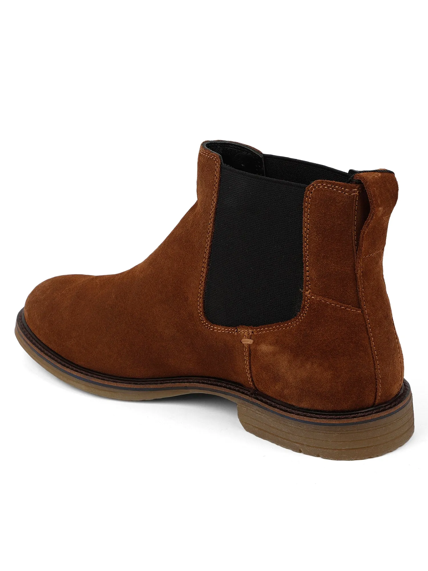 Ezok Stan Stuff Brown Casual Chelsea Boots Shoes