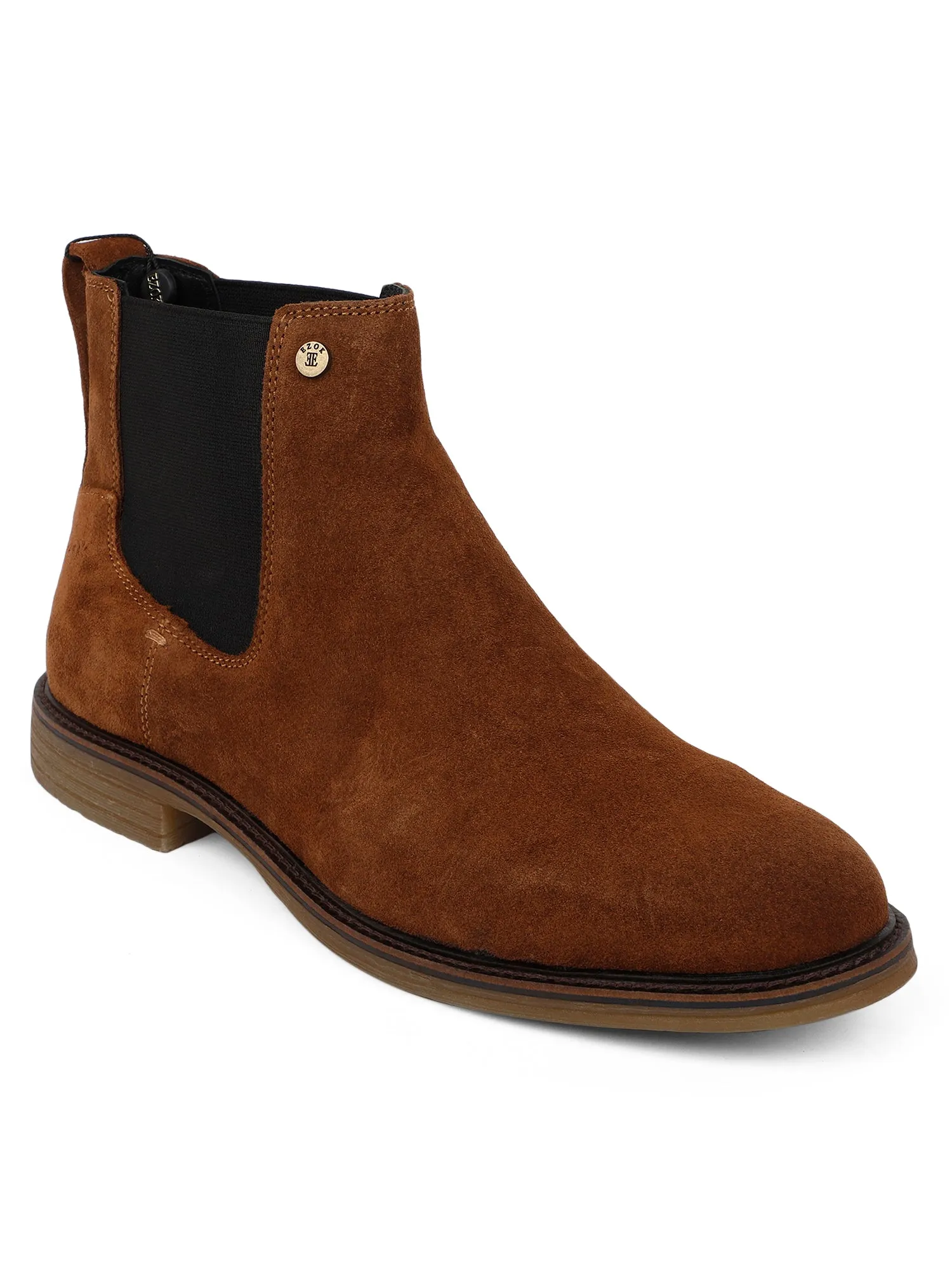 Ezok Stan Stuff Brown Casual Chelsea Boots Shoes