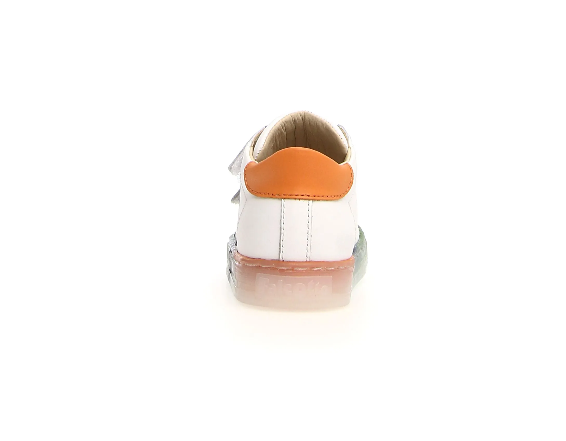 Falcotto Venus VL Boy's and Girl's Sneakers - White/Orange