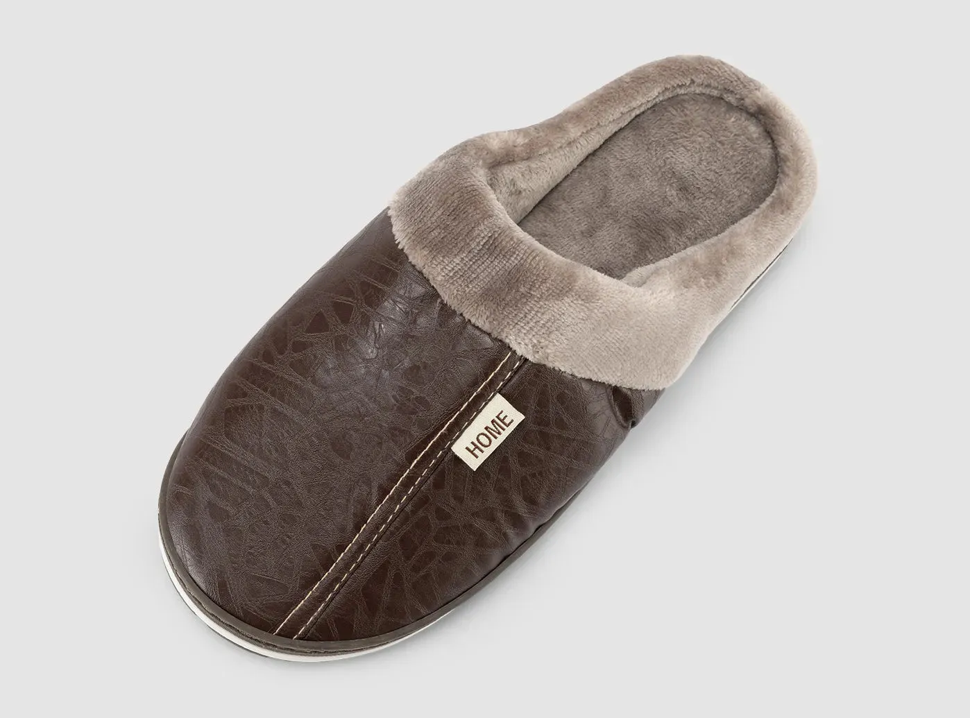 FitVille Men's Plush House Slippers