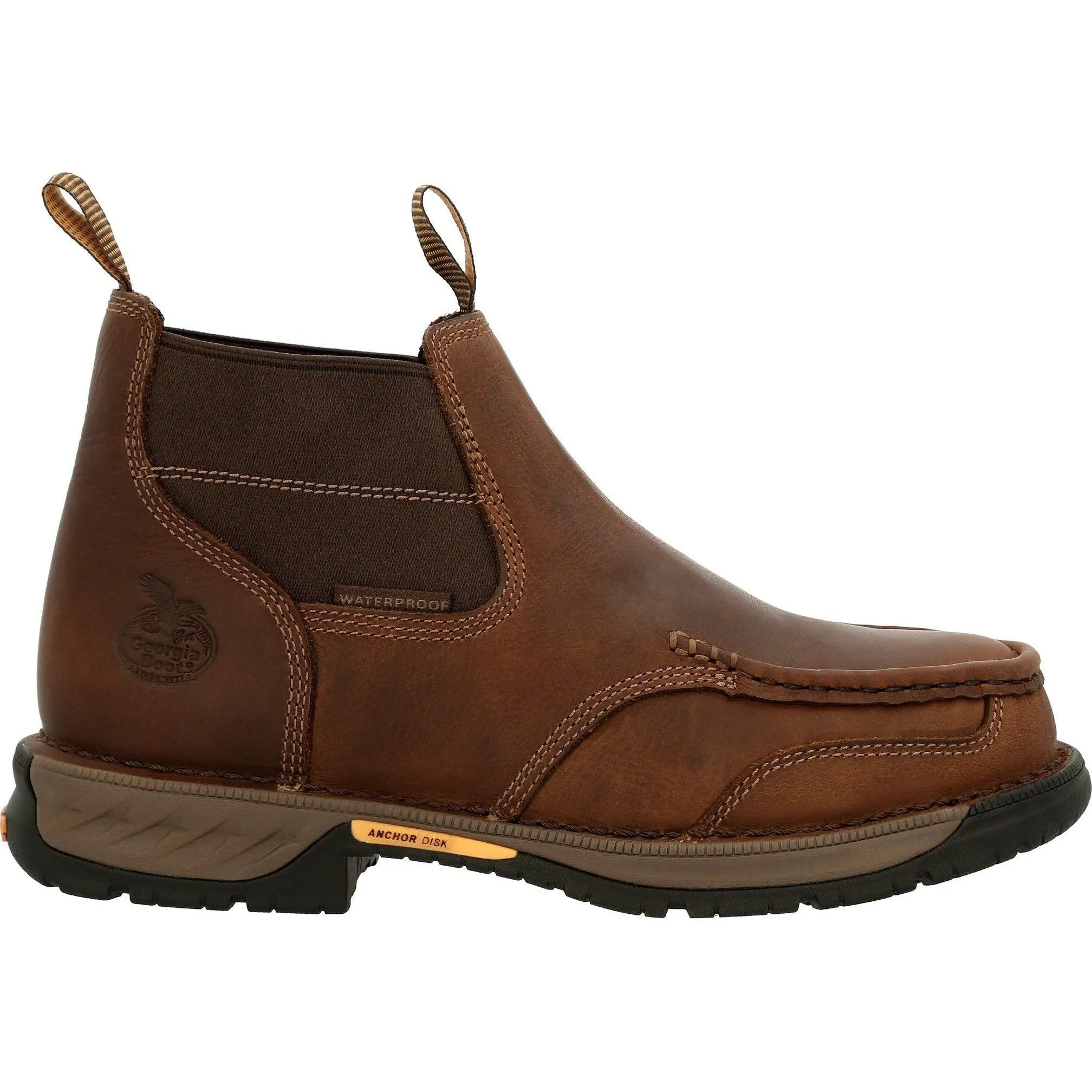 Georgia Men's Athens 360 5" Steel Toe WP Work Boot - Brown - GB00440