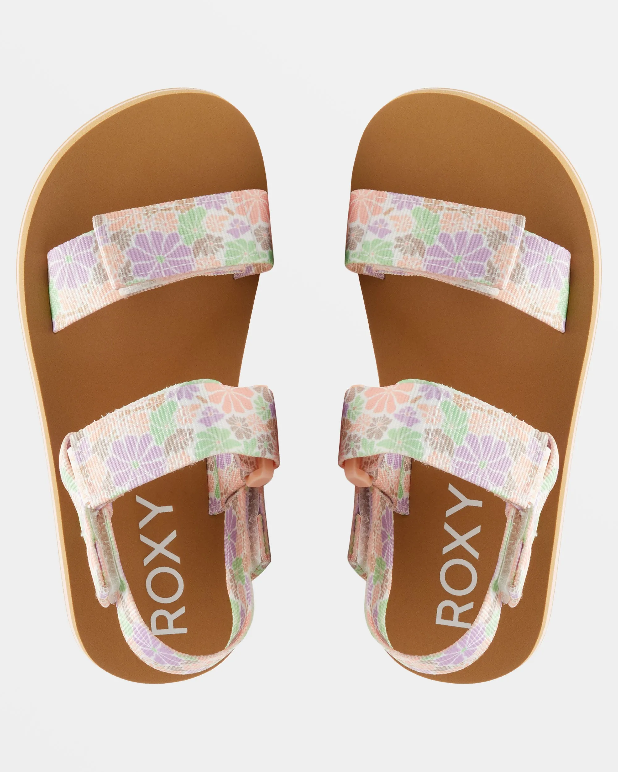 Girls 4-16 Roxy Cage Sandals - Multi 2