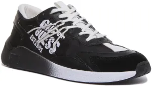 Guess Modena Active Lace Up In Black White For Men