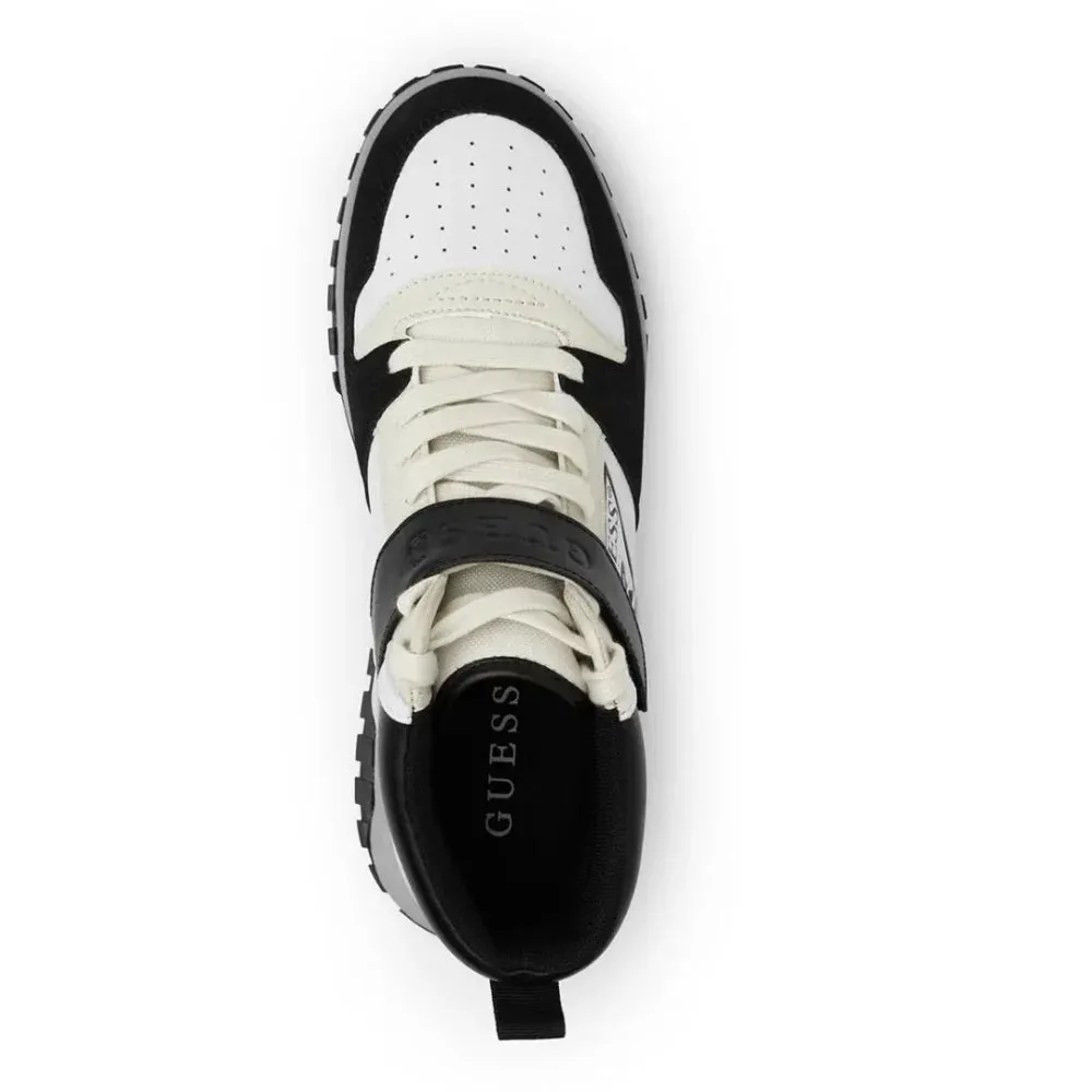 GUESS Rojero High-Top Sneakers Men - WHTBLK