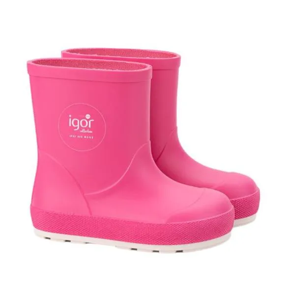 Igor Yogi Nautico Barefoot Rain Boots, Fucsia