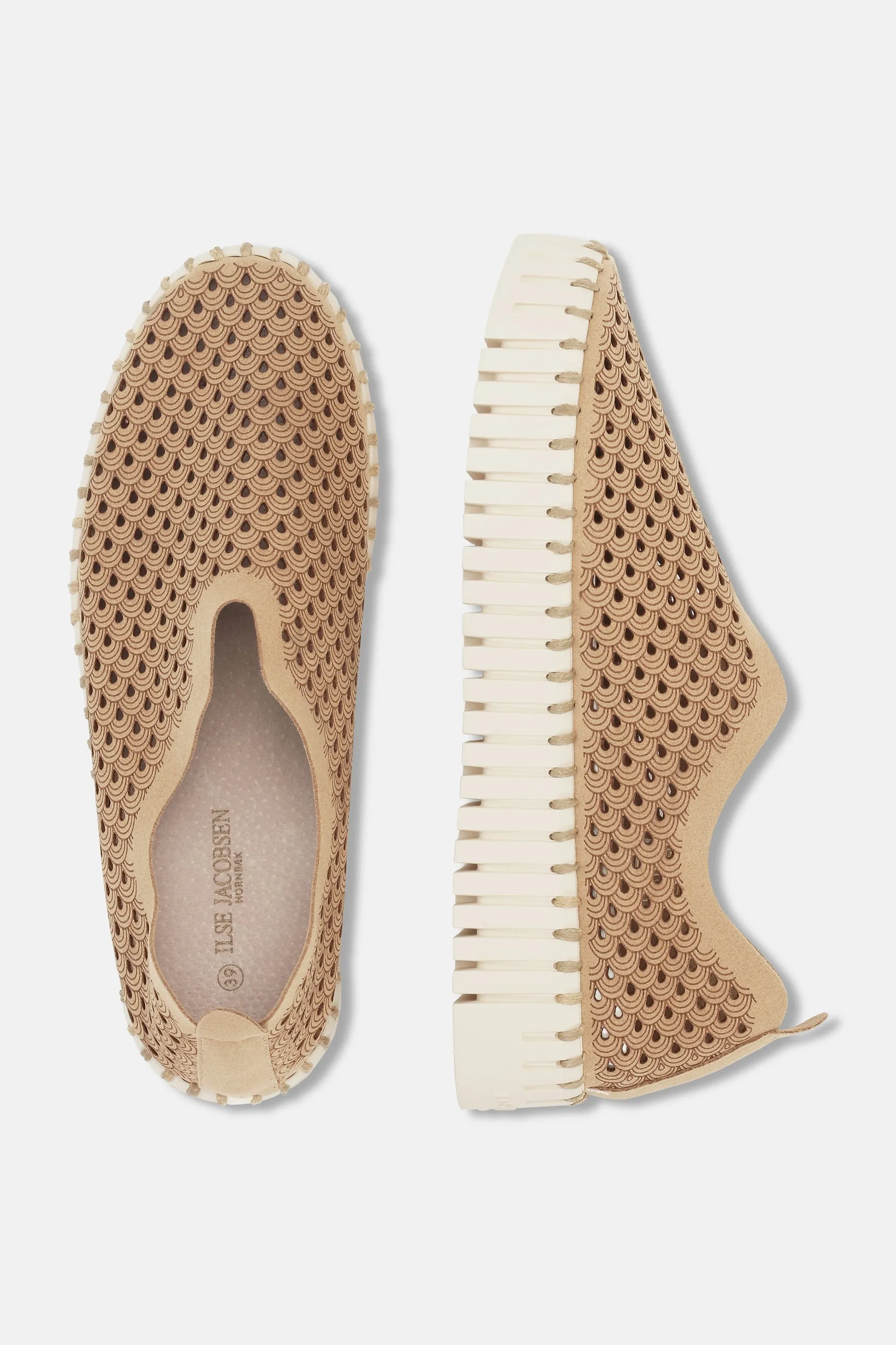 Ilse Jacobsen Hornbæk Tulip3373 Platform Sneakers  | Latte 110