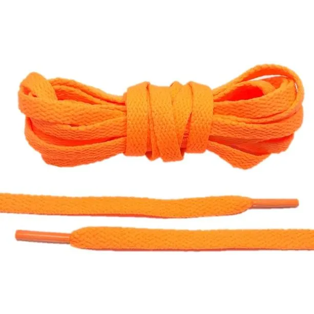 Jordan 1 Laces Basics Flat Thin - Vibrant Orange Laces