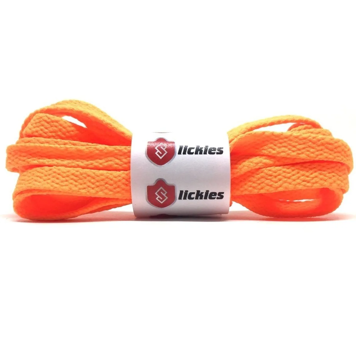 Jordan 1 Laces Basics Flat Thin - Vibrant Orange Laces