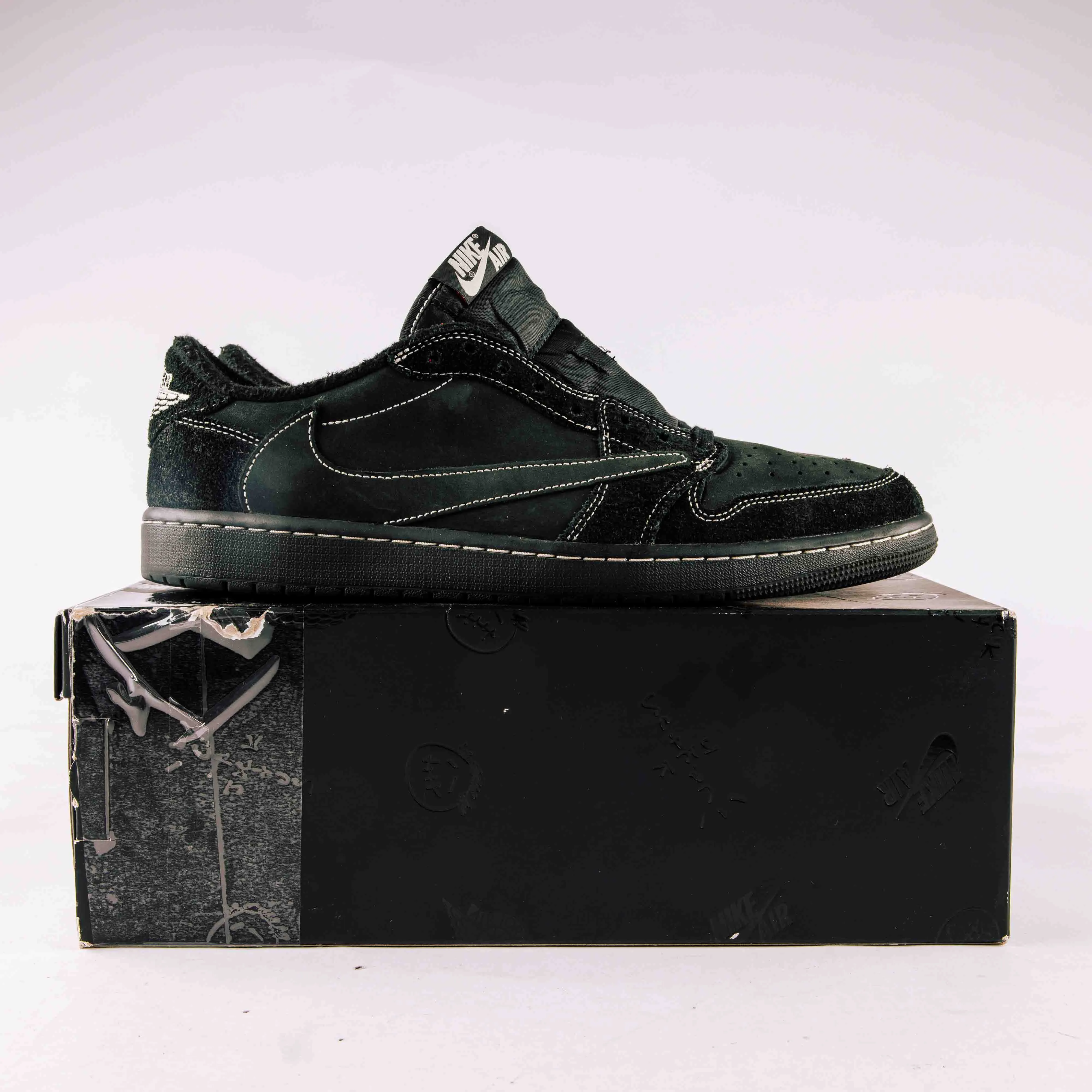 Jordan 1 Retro Low OG SP Travis Scott Black Phantom - Used - 0477