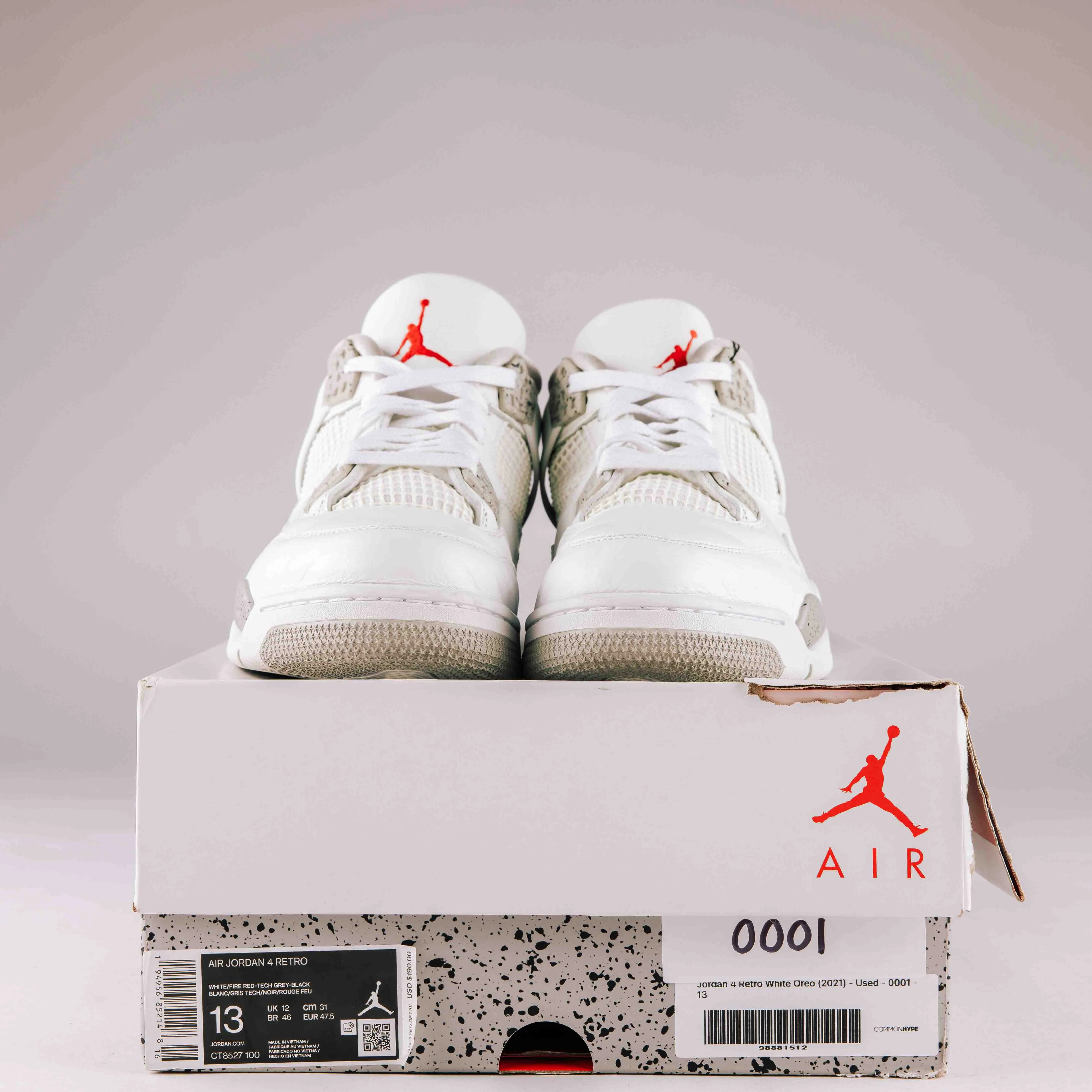 Jordan 4 Retro White Oreo (2021) - Used - 0061