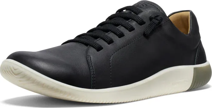 Keen Men&#x27;s KNX Leather Sneaker Black/Star White | Buy Keen Men&#x27;s KNX Leather Sneaker Black/Star White here | Outnorth