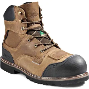 Kodiak Men's Generations Widebody 6" Comp Toe WP Work Boot -Brown- 4TGBBN