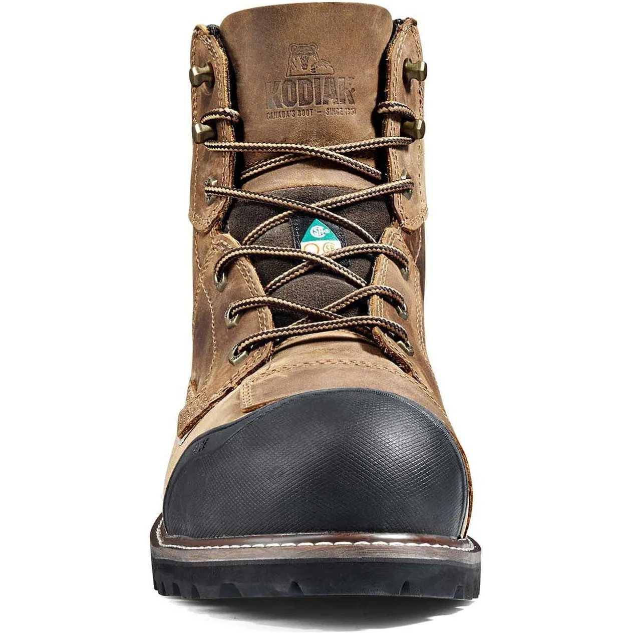 Kodiak Men's Generations Widebody 6" Comp Toe WP Work Boot -Brown- 4TGBBN