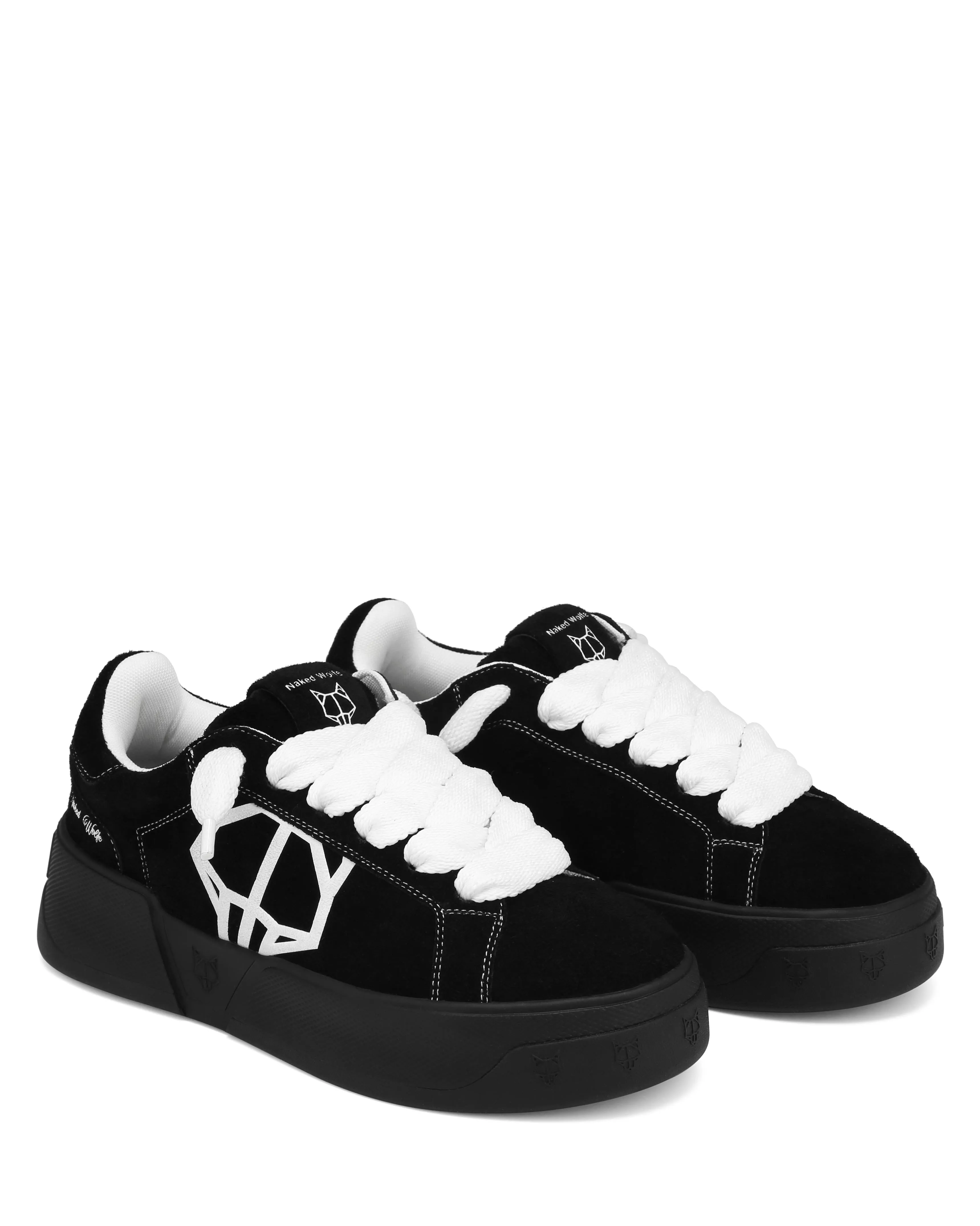 Kray Hairy Cow Suede Black