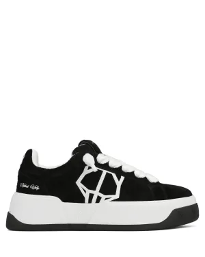 Kray Hairy Cow Suede Black/White