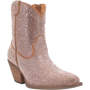 Ladies Dingo Rhinestone Cowgirl Leather Bootie - 01-DI 577-PK7