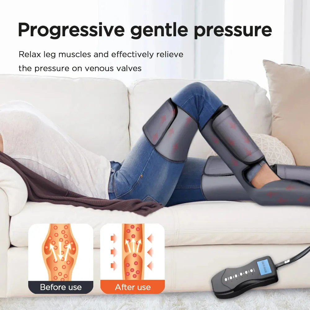 Leg Massager Boots Calf Foot Airbag Wrap Compression