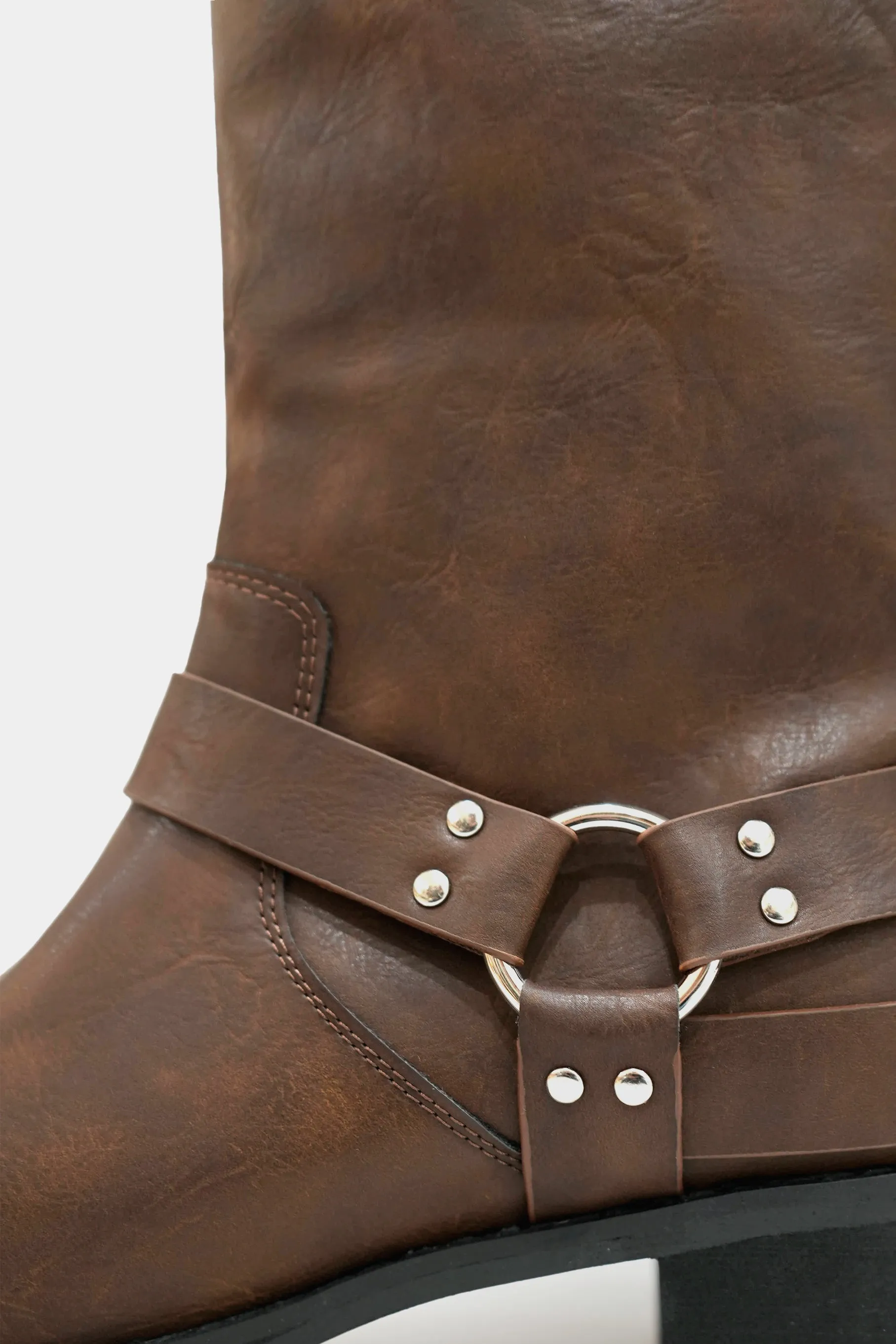 Leslie Buckle Boots