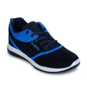 Lucy & Luke Lacing Blue Sports Running Shoes For Kids JAMIE-7 By Liberty