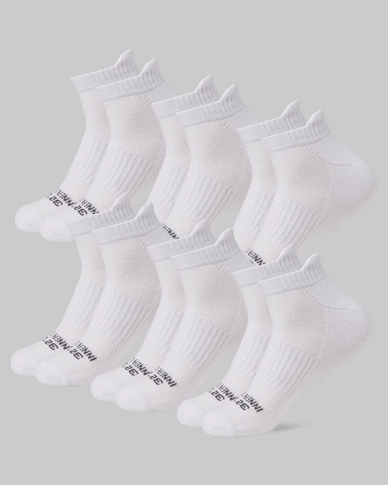 MEN'S 6-PACK COOL COMFORT ANKLE RUNNING SOCKS