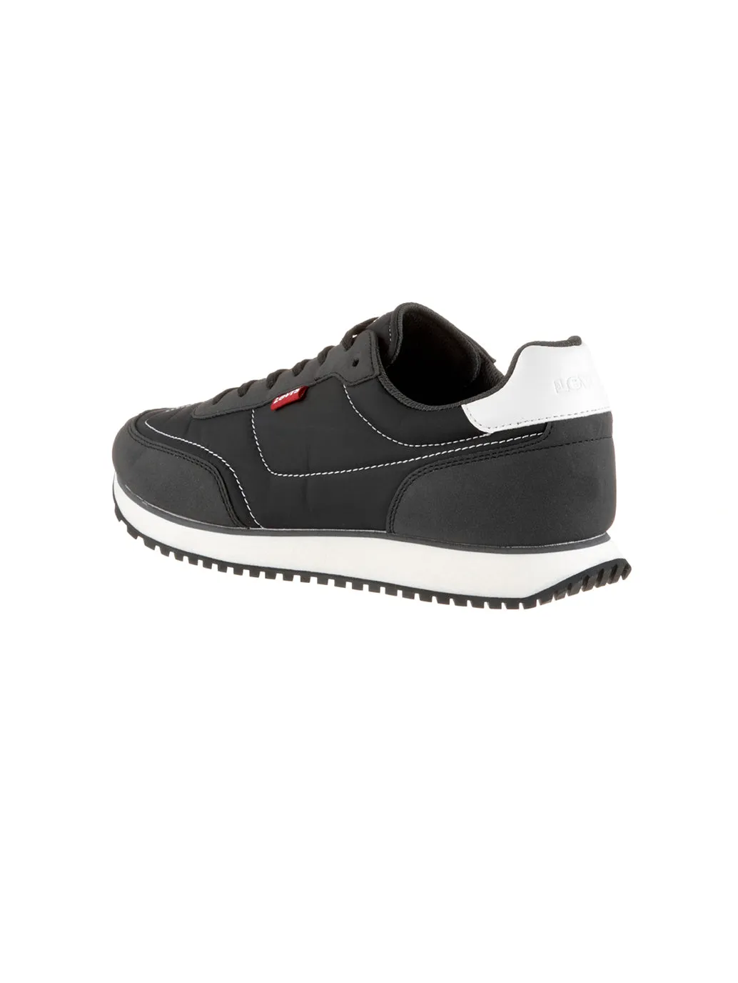 Men's Black Brand Logo Shoes