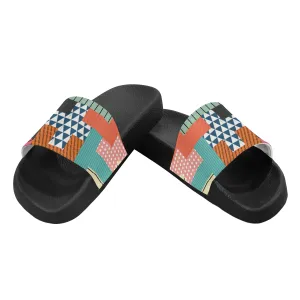 Men's Casual Puzzle Print Sliders Sandal