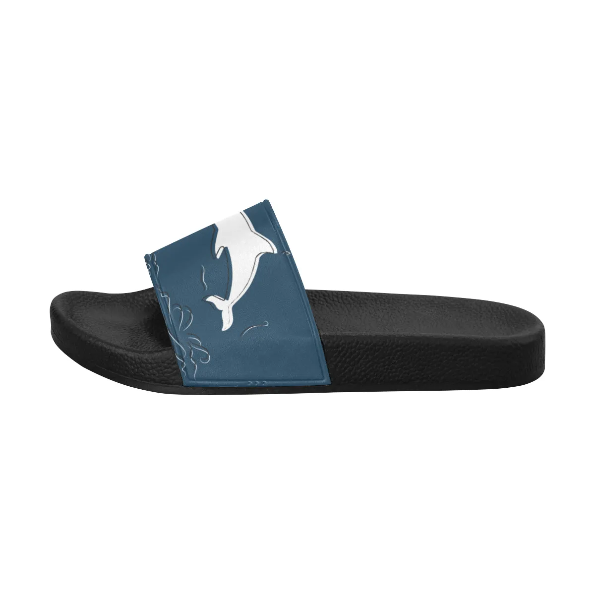 Men's Dolphin Casual Print Sliders Sandals