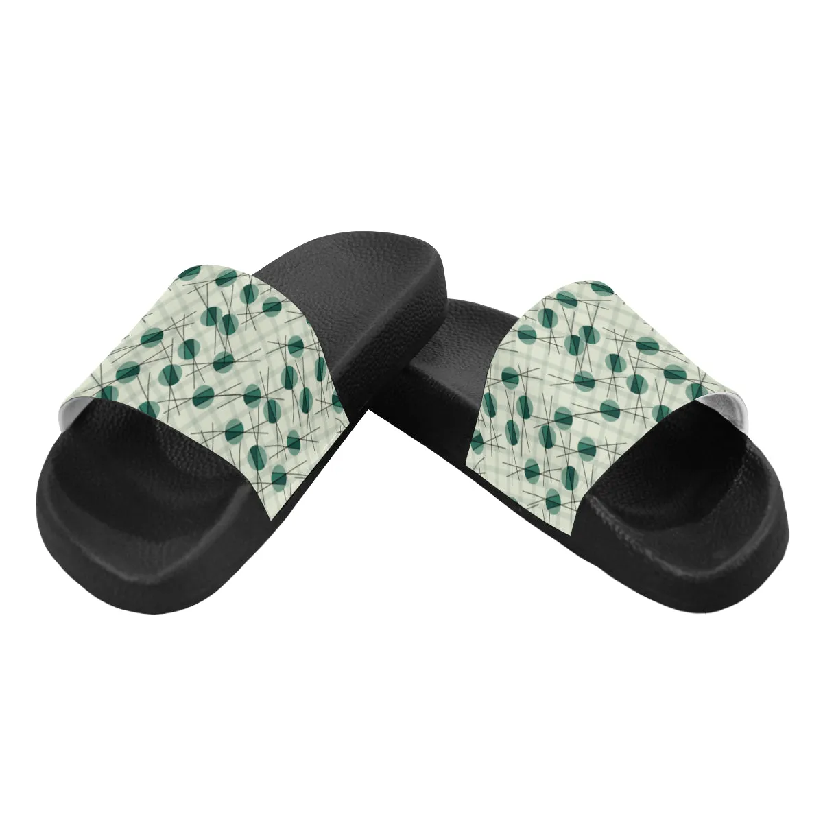 Men's Green Cells Sliders Sandal