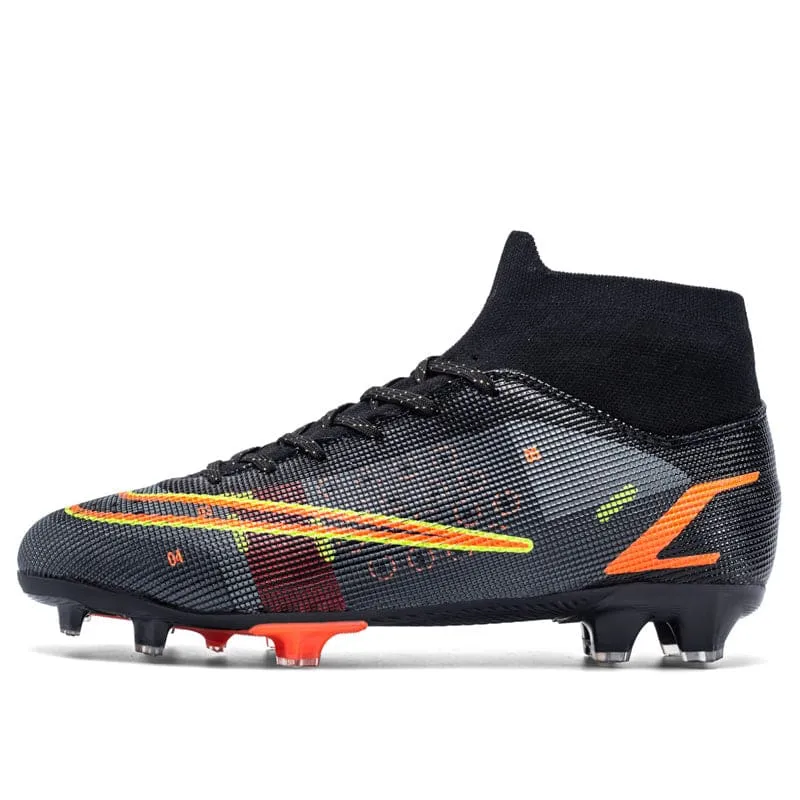 Mens High Top AG Spike Artificial Astro Turf Football Boots