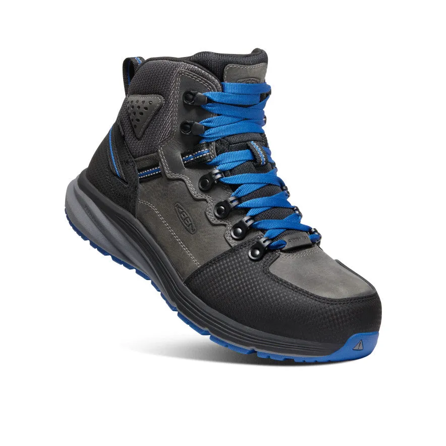 Men's Red Hook Waterproof Boot (Carbon Toe)  |  Steel Grey/Bright Cobalt