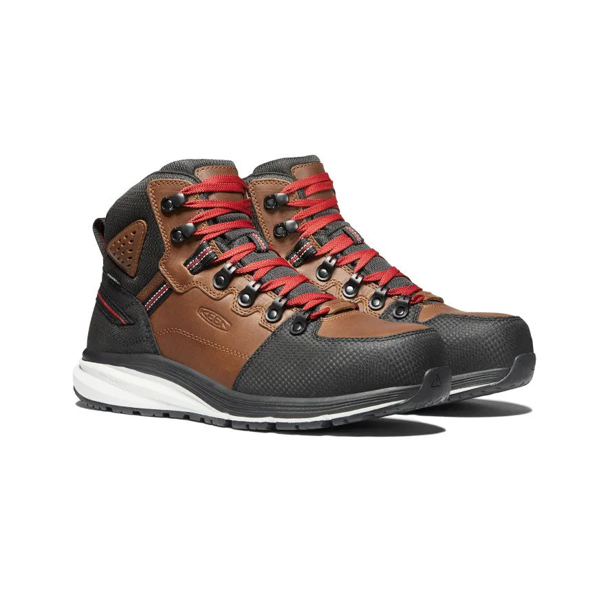 Men's Red Hook Waterproof Boot (Carbon Toe)  |  Tobacco/Black