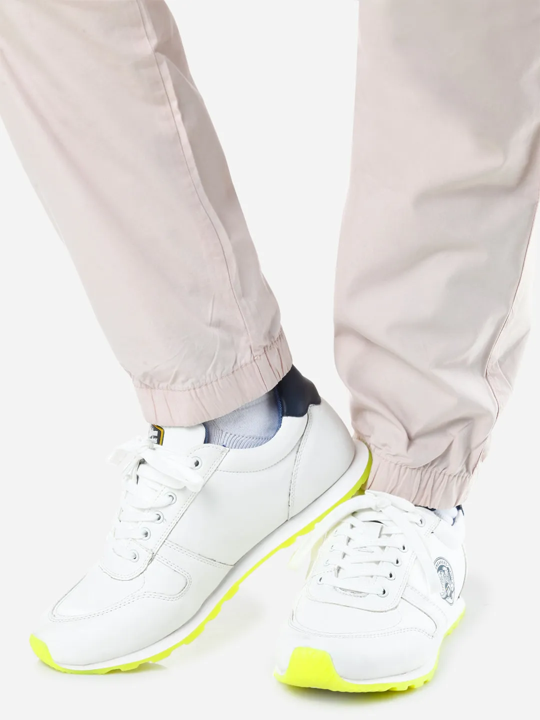 Men's White Lace Up Sneaker (ID3054)