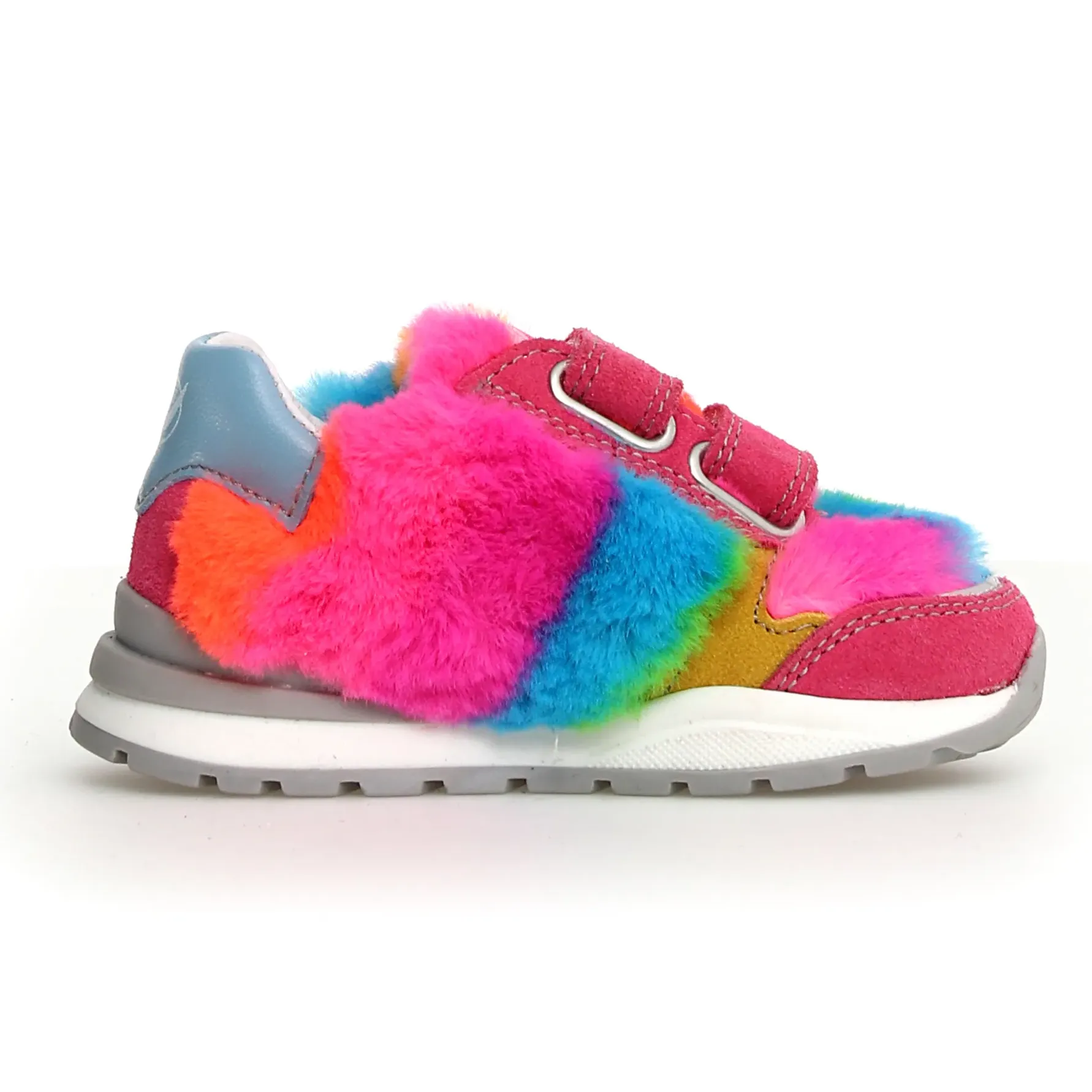 Naturino Quelly Vl Girl's Casual Shoes - Flamingo/Yellow/Multi