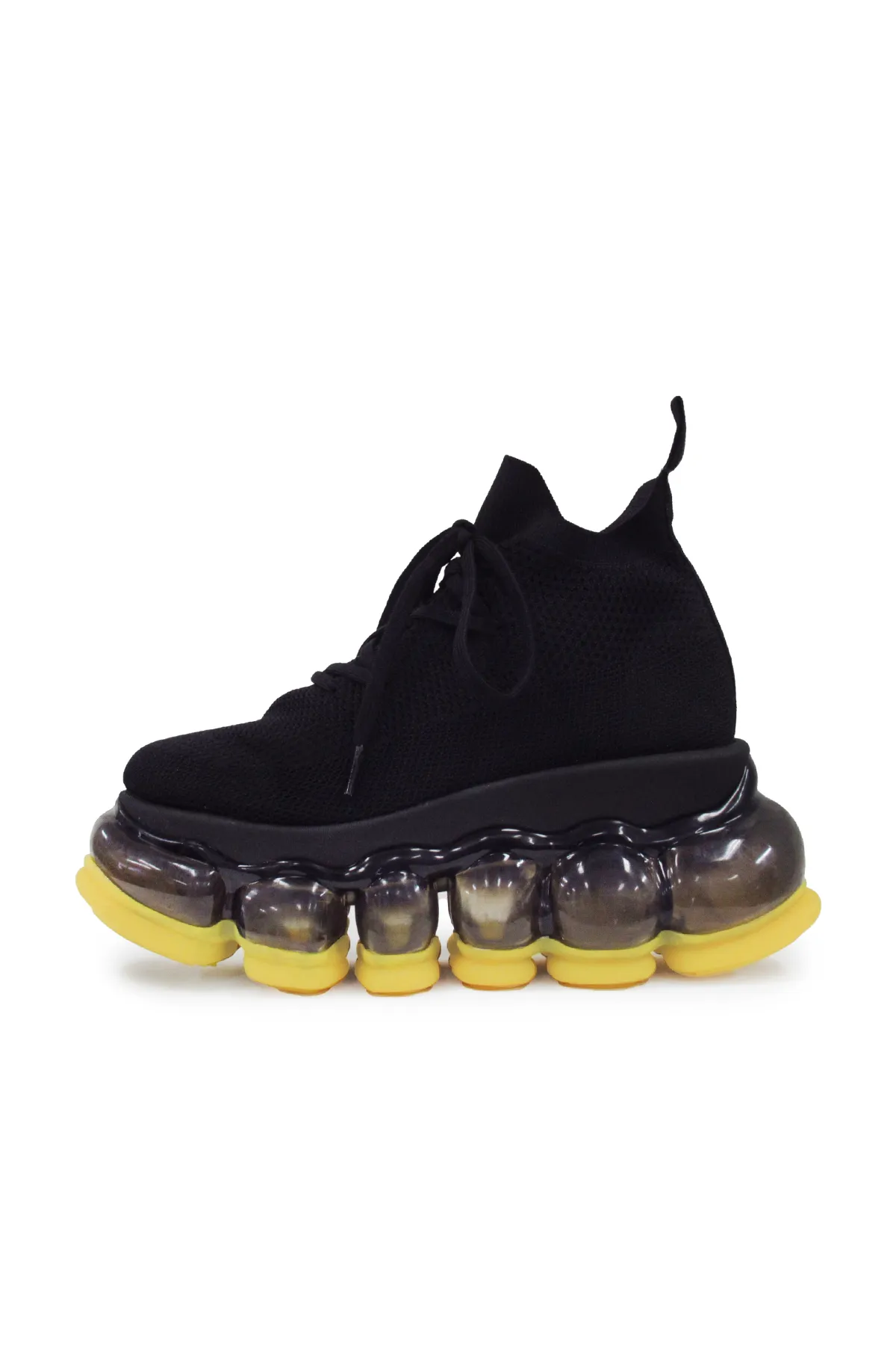 New "Jewelry" High Shoes / Yellow Black