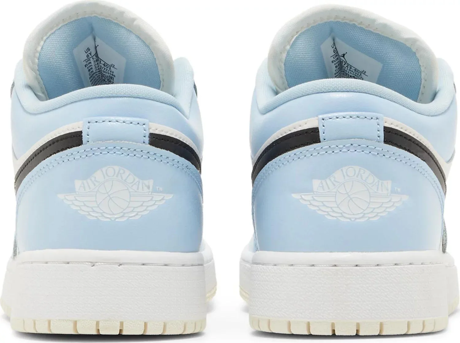 Nike Air Jordan 1 Low Ice Blue Black (GS) Women's