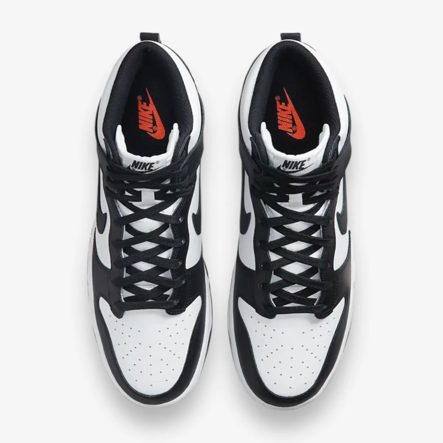 Nike Dunk Hi Retro White Black Total Orange DD1399-105