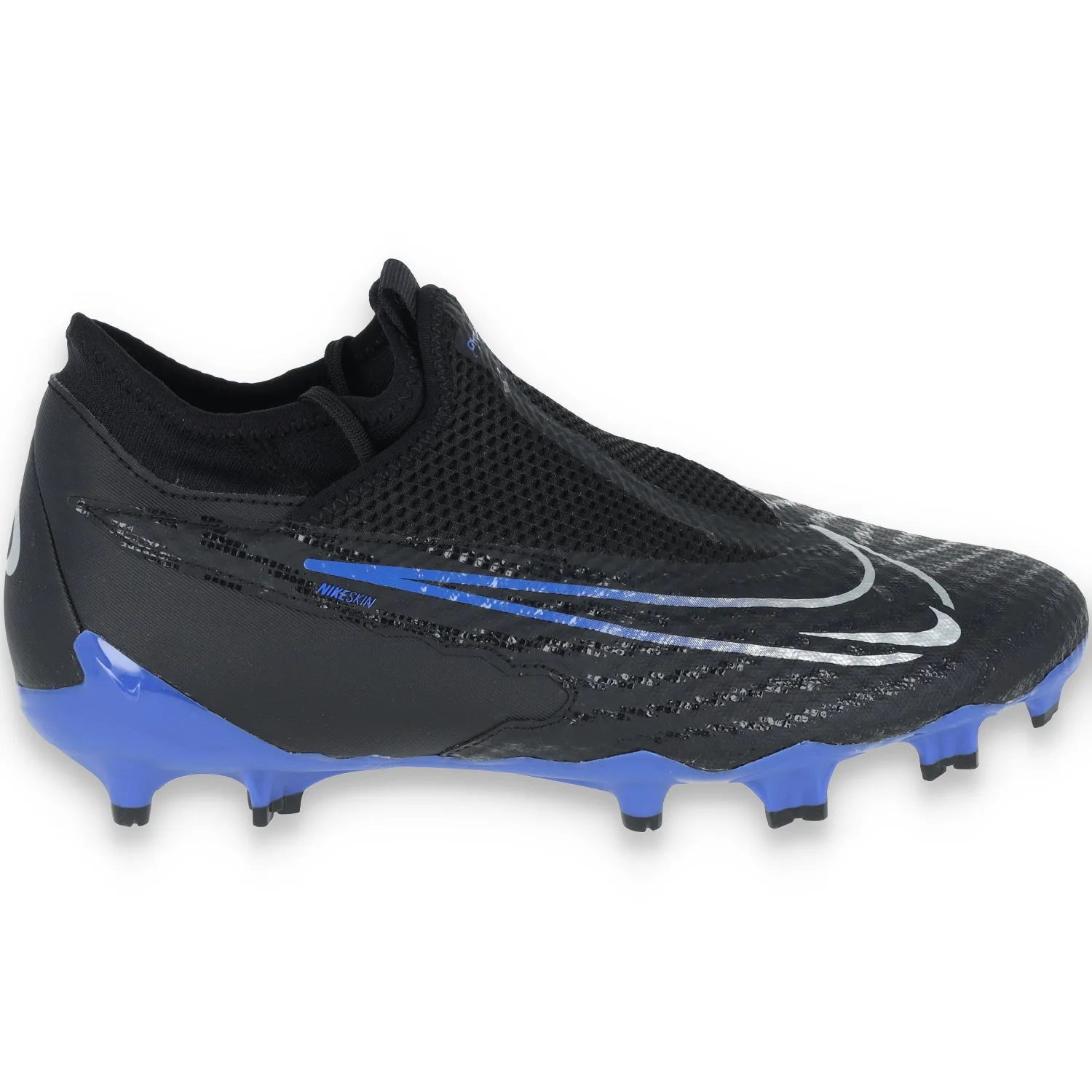 Nike Jr. Phantom GX Academy Dynamic Fit MG-Black/Chrome-Hyper Royal