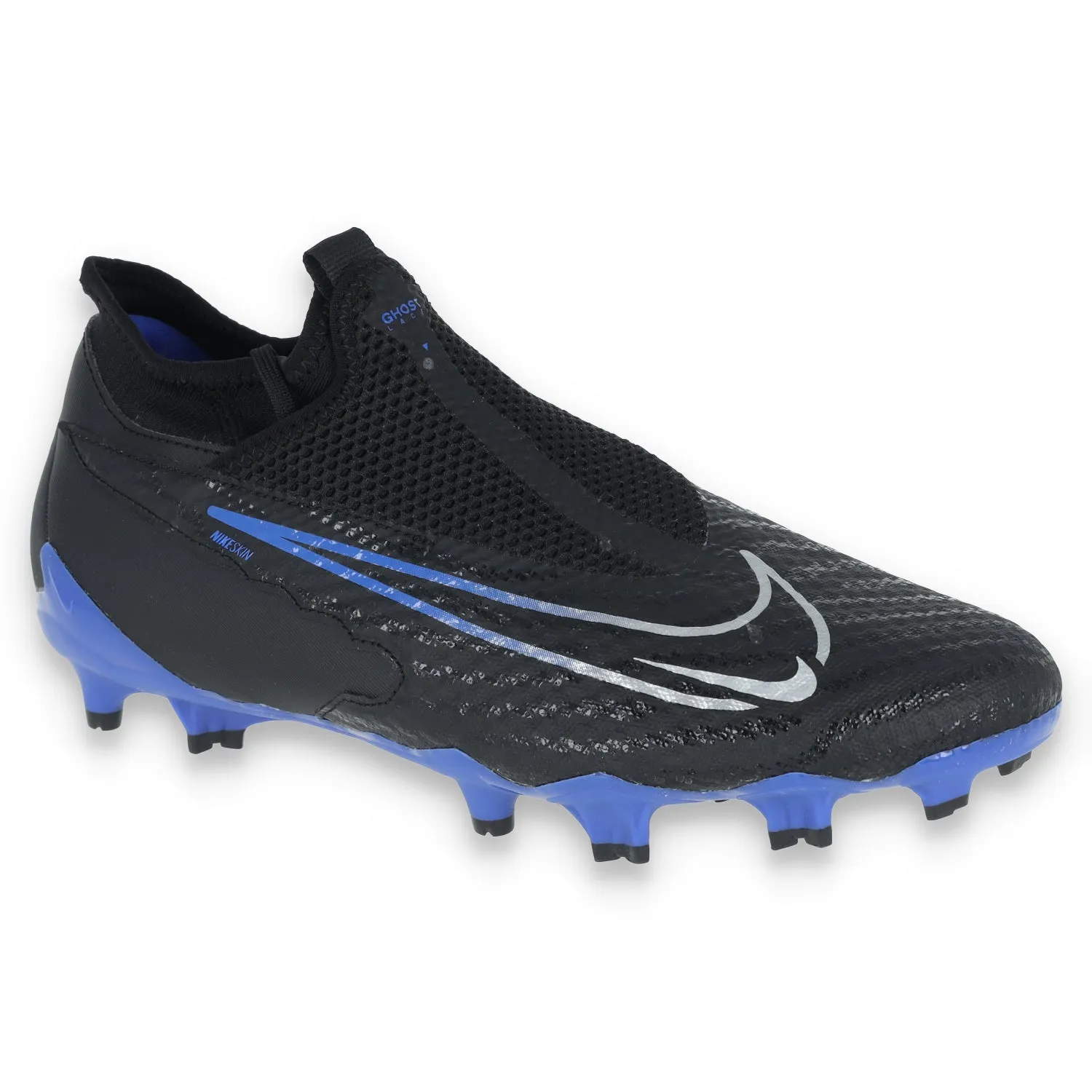 Nike Jr. Phantom GX Academy Dynamic Fit MG-Black/Chrome-Hyper Royal