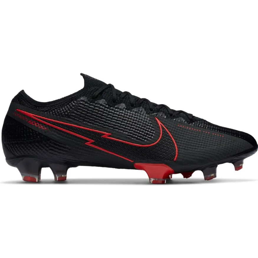 Nike Mercurial Vapor 13 Elite FG- BLACK-DK SMOKE GREY