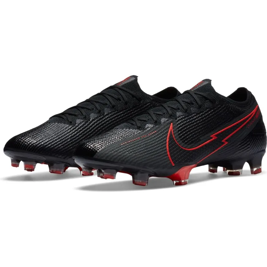 Nike Mercurial Vapor 13 Elite FG- BLACK-DK SMOKE GREY