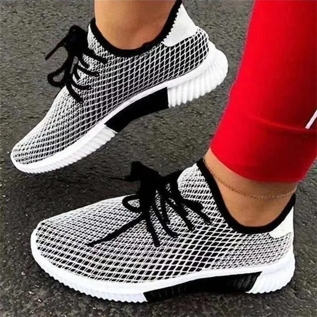 OCW Orthopedic Shoes Mesh Lightweight Low Heel Leisure Women Walking Sneakers