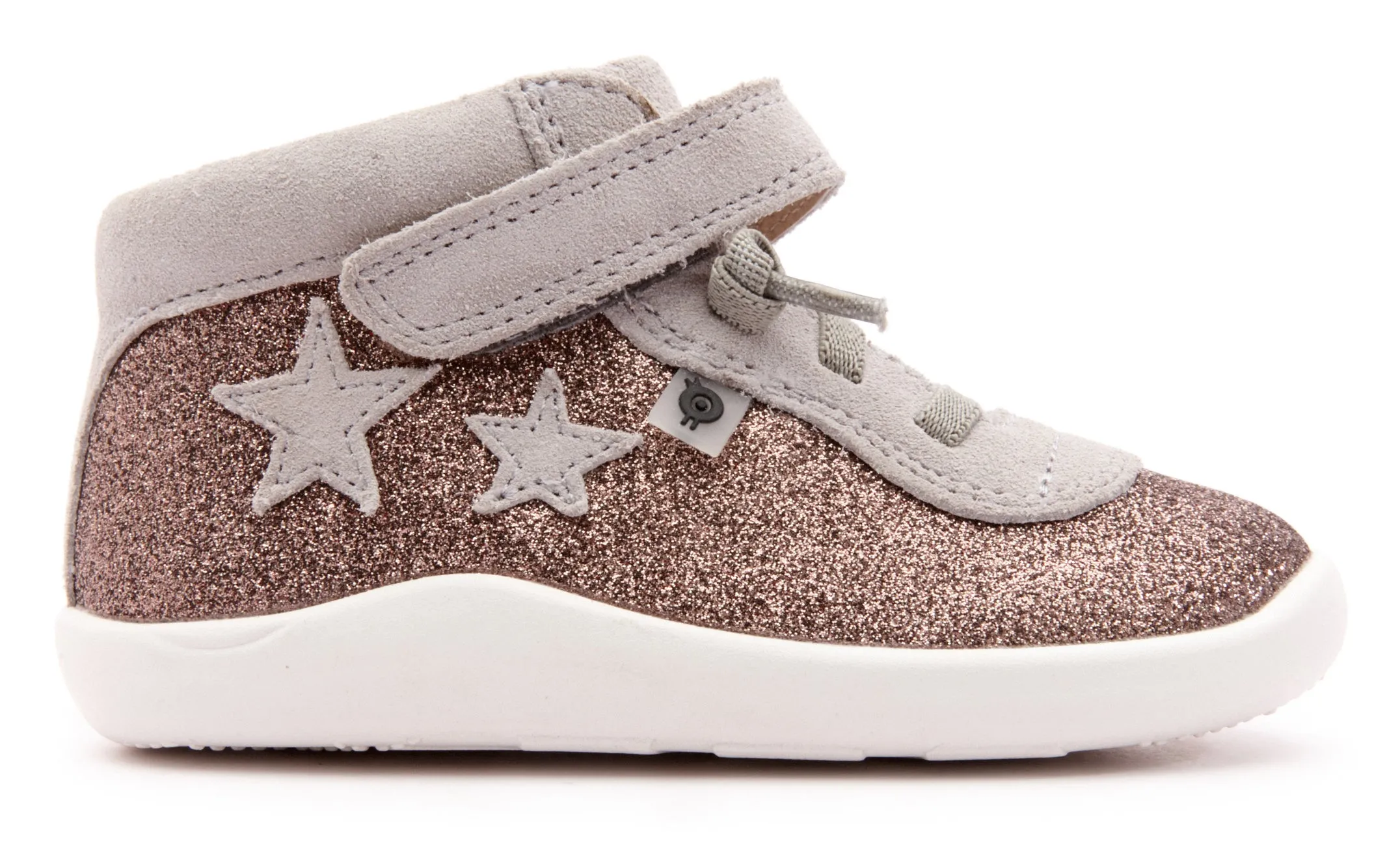 Old Soles Boy's & Girl's 8019 Star Avenue Sneaker - Glam Choc/Grey Suede