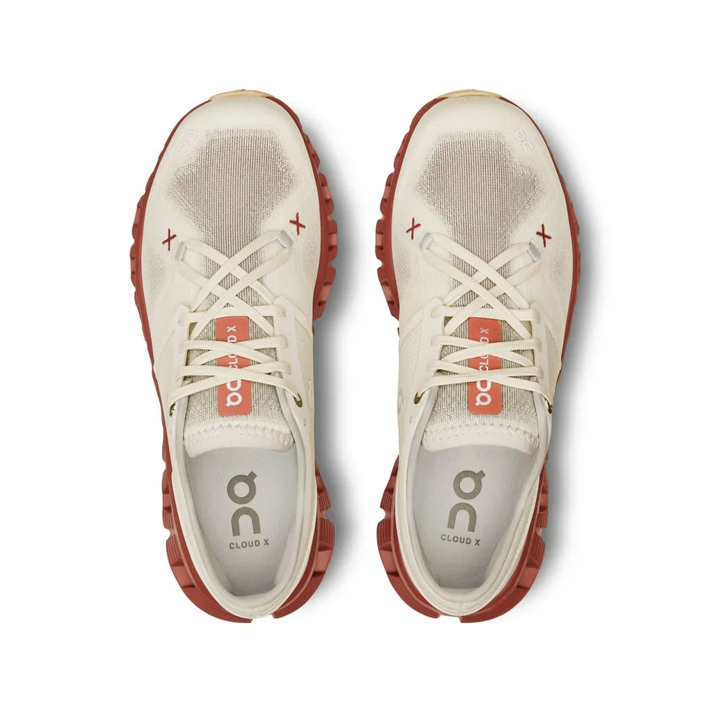 On Running Cloud X 3 (Womens) - Ice/Auburn