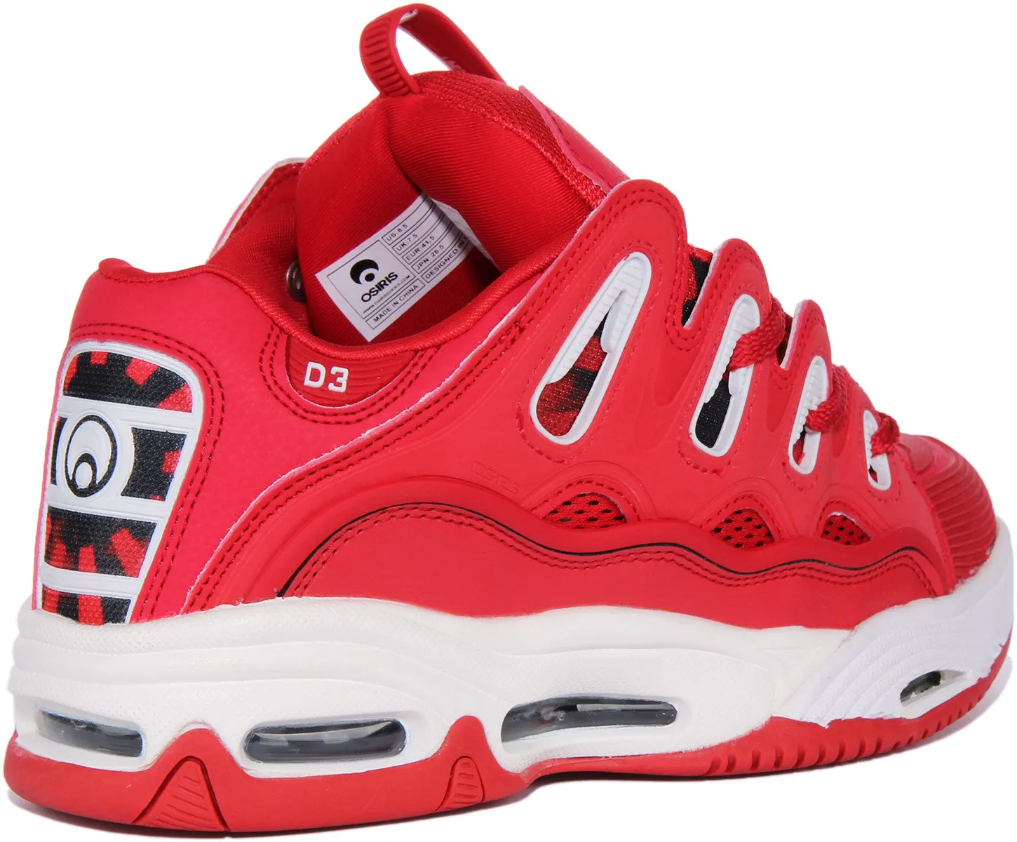 Osiris D3 2001 In Red White For Men