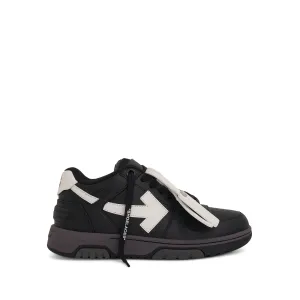 Out Of Office Leather Sneaker in Black