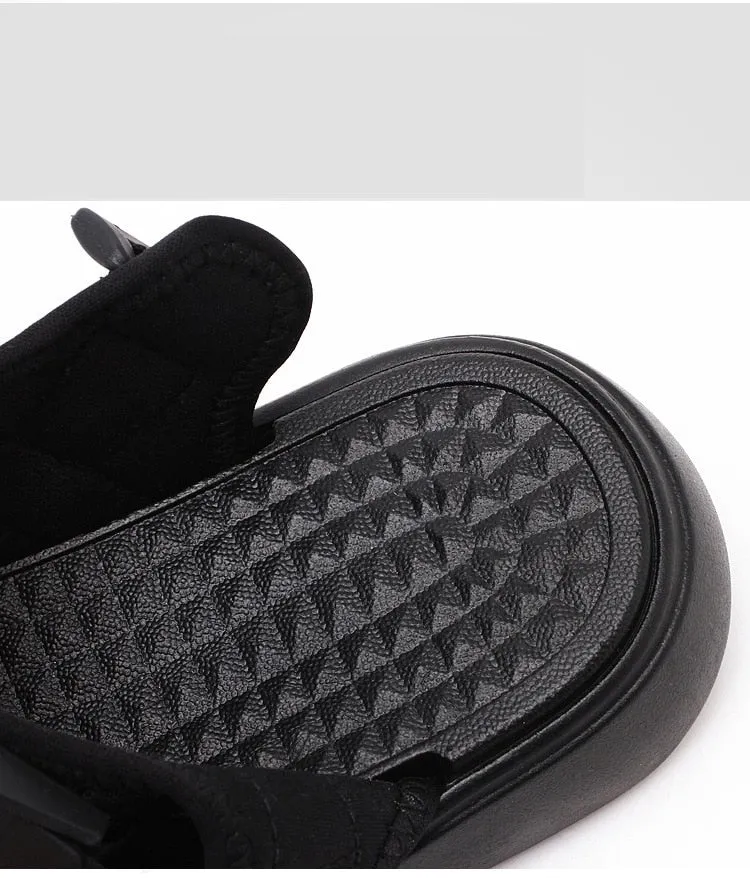 Outdoor Breathable Comfort Slip on Plus Size Open Shoes Casual Men Sandals Summer Shoes Sandal Mens PVC Sandalias  NANLX4