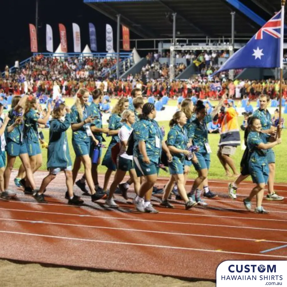 Pacific Games, Samoa 2019 - Aussie Team Uniforms